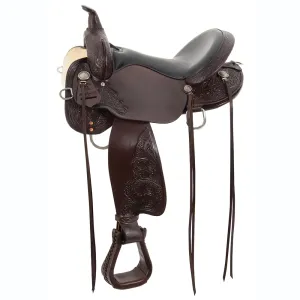 6864-1601-04 High Horse Mesquite Trail Western Saddle 16 Inch Seat Med Tree Walnut