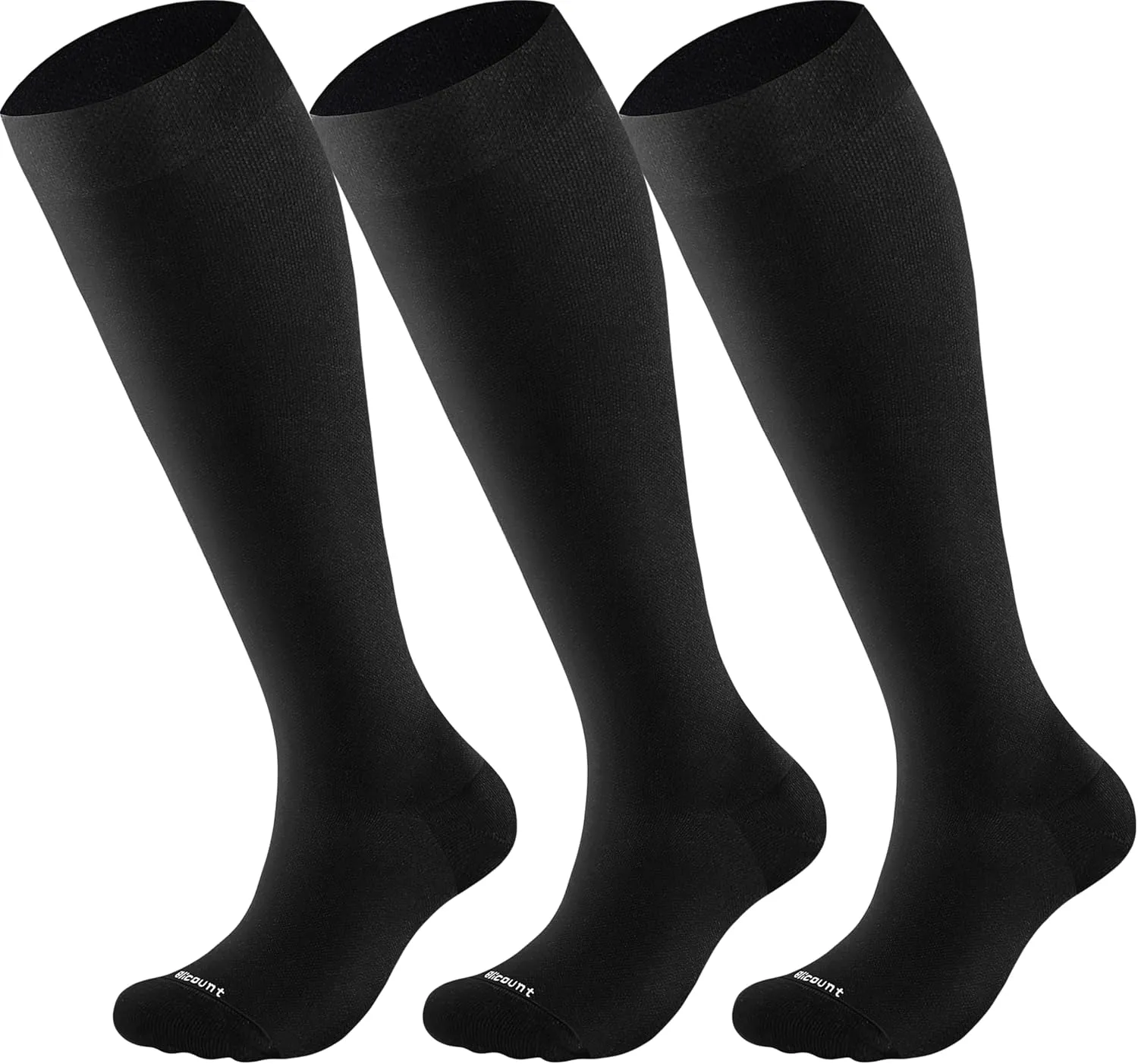 Cotton Compression Socks for Women&Men 15-20mmHg Knee High Cute Support Sock for Nurses, Pregnant Women, Travel