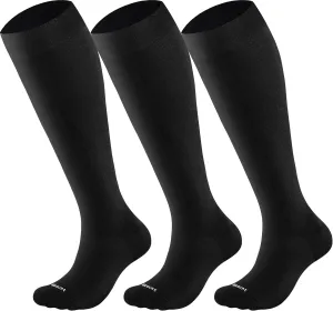 Cotton Compression Socks for Women&Men 15-20mmHg Knee High Cute Support Sock for Nurses, Pregnant Women, Travel