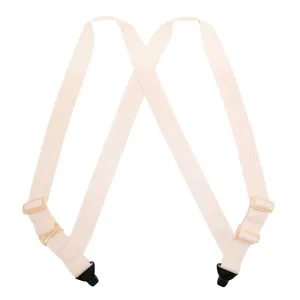 CTM® Men's Undergarment TSA Compliant Side Clip Airport Suspenders