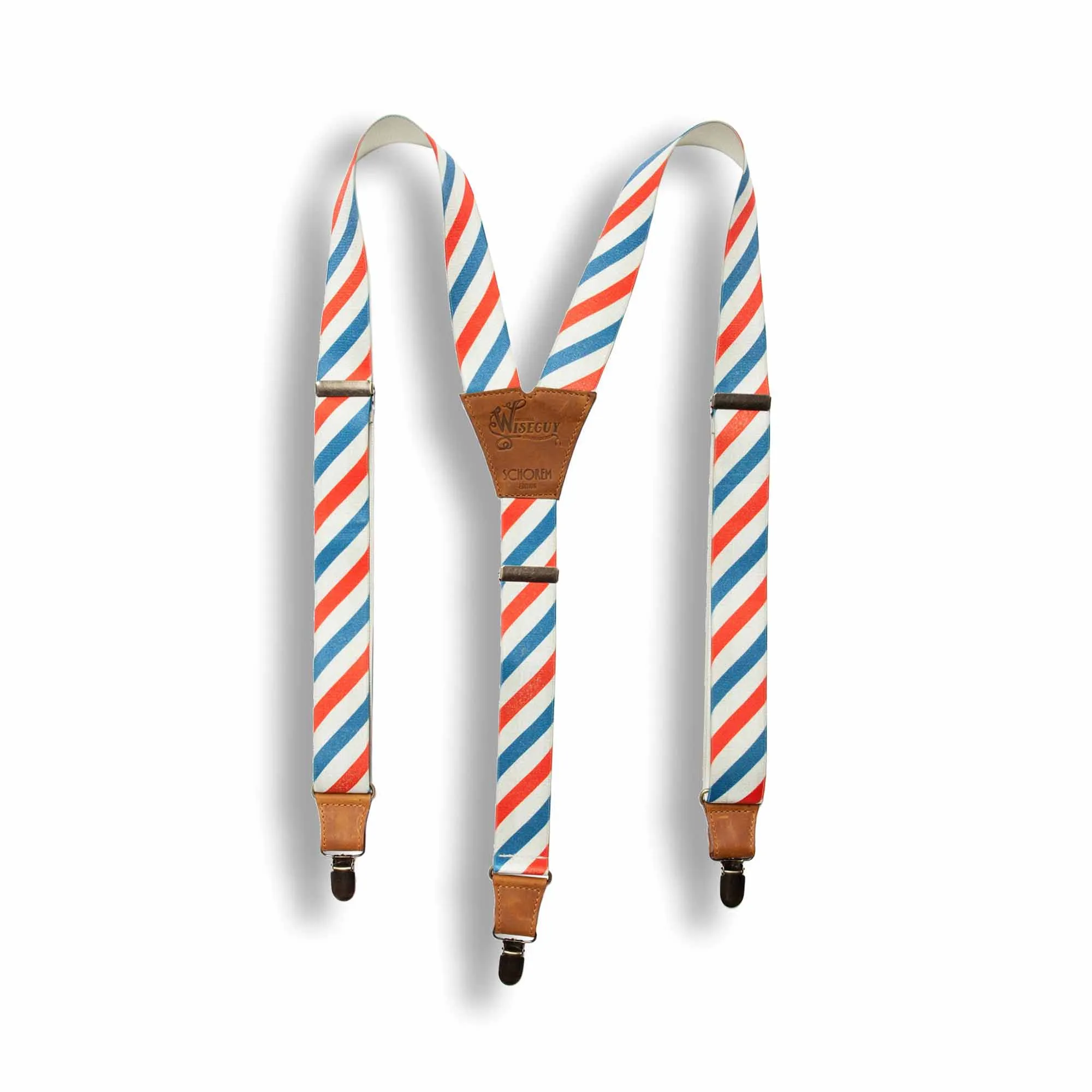 Dapper Barber Pole Wide Suspenders No. E5319