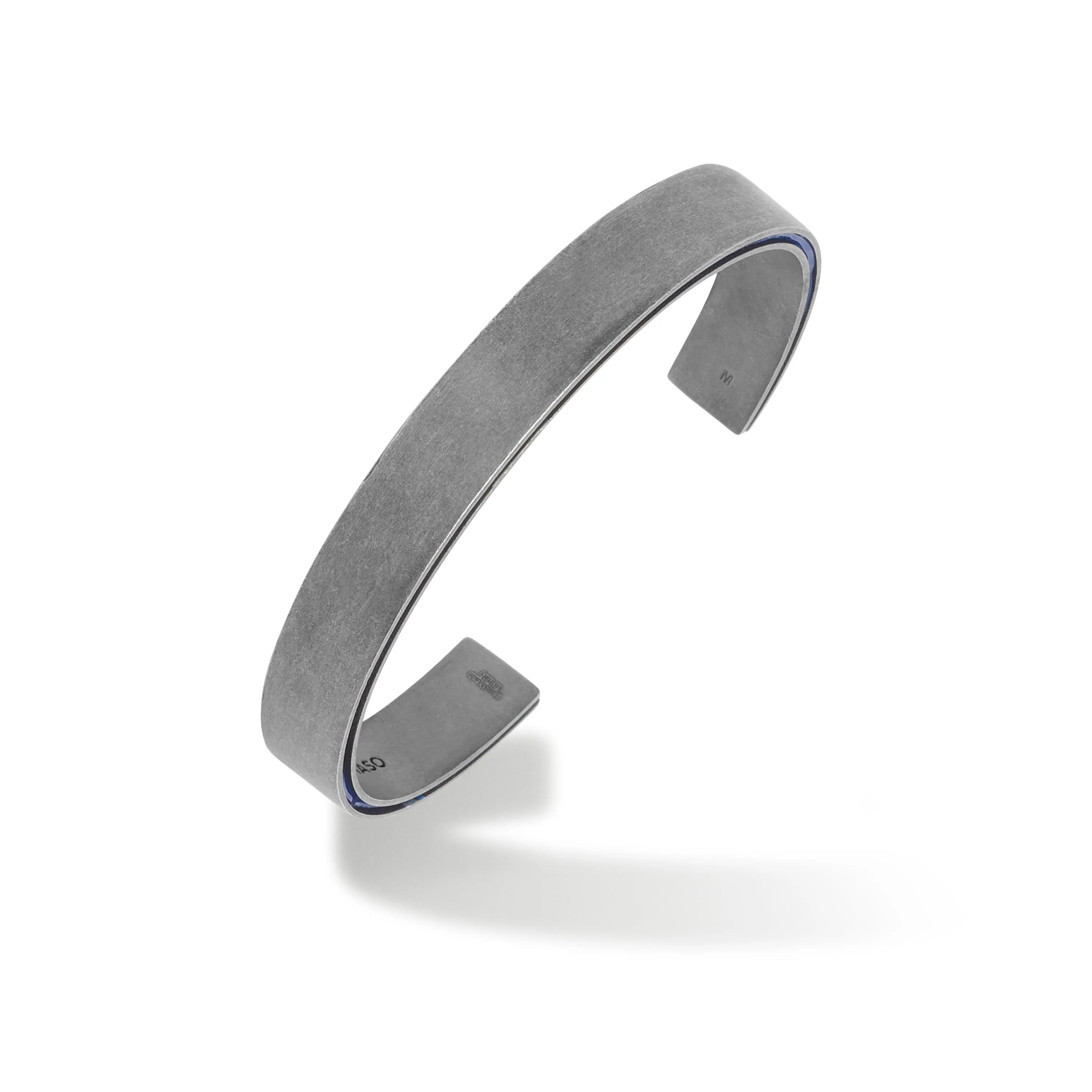 ELAN Wide Cuff with Blue Enamel