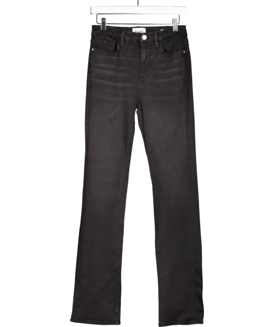 FRAME Black Le Mini Boot High-rise Stretch Slim Boot-cut Jeans W28
