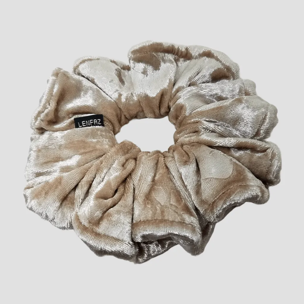 French Vanilla Velvet Scrunchie - Royal Blue Mini Perfume Spray Btl.