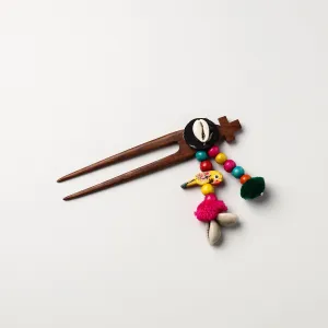 Handmade Beadwork Wooden Juda Stick 14