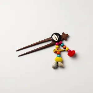 Handmade Beadwork Wooden Juda Stick 15