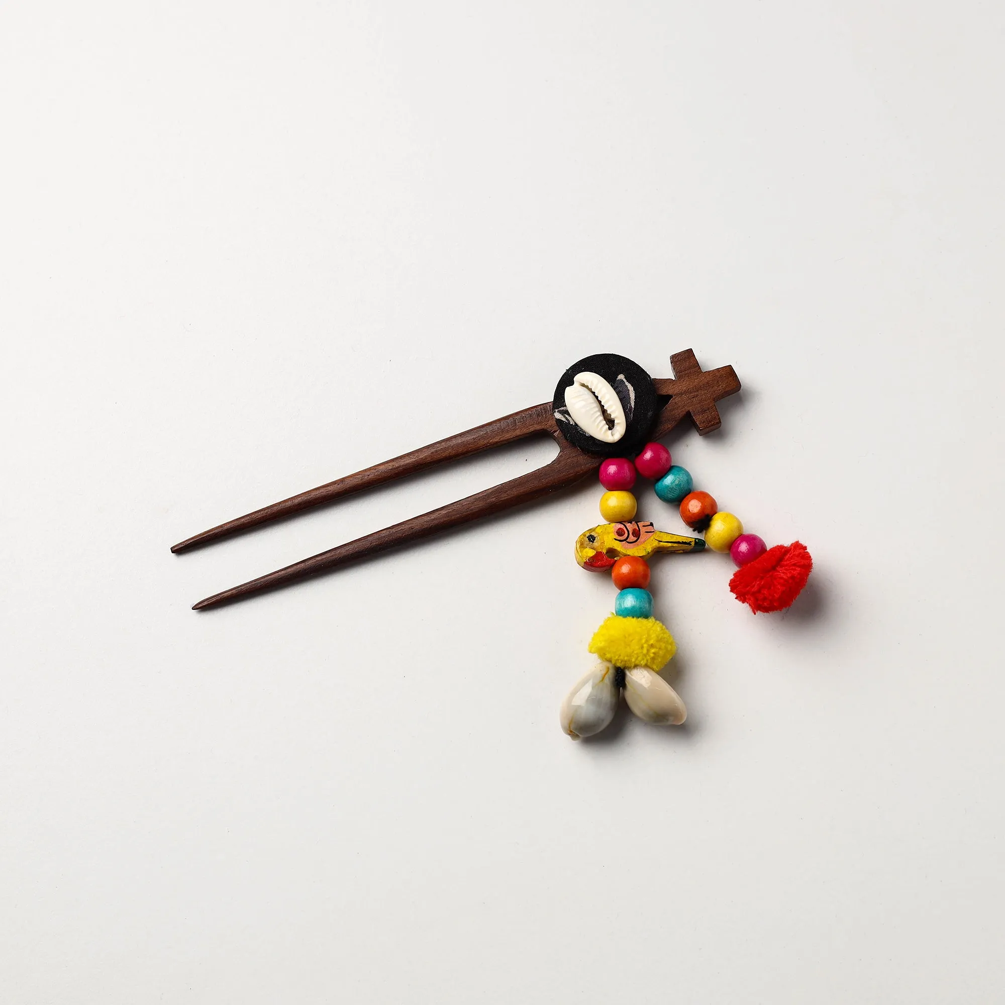 Handmade Beadwork Wooden Juda Stick 15