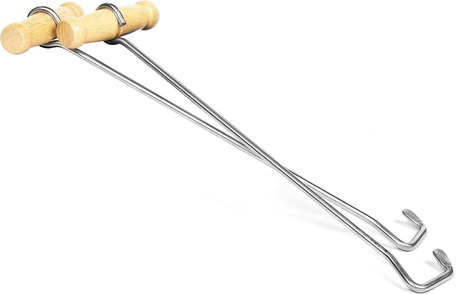 HOUNDSBAY Cowboy Boot Hooks for Men and Women - Boot Puller for Cowboy Boots with Long Handles