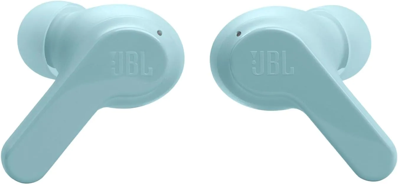 JBL Vibe Beam - True Wireless JBL Deep Bass Sound Earbuds, Bluetooth 5.2, Water & Dust Resistant, Hands-free call with VoiceAware, Up to 32 hours of battery life (Mint)