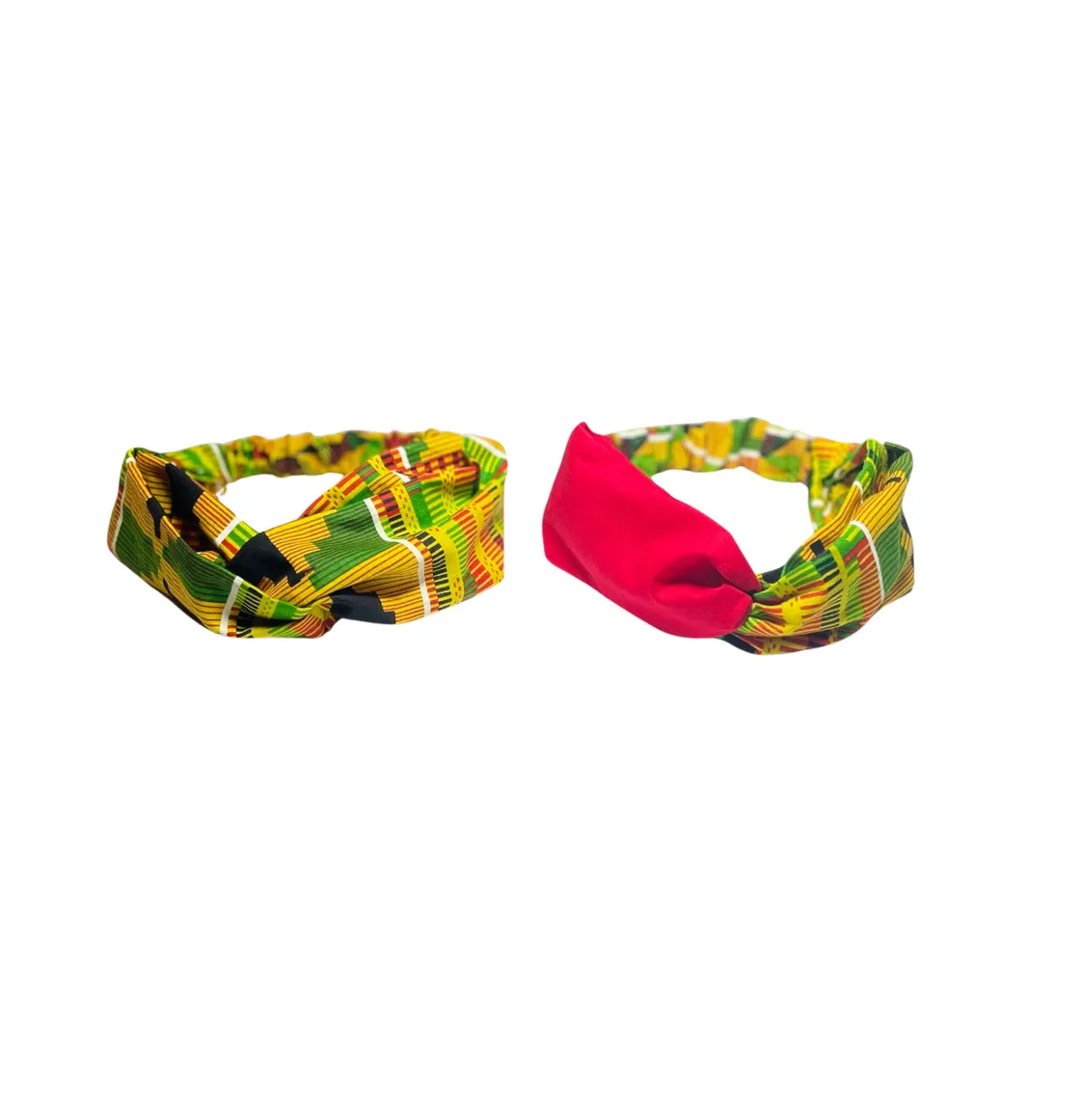 Kente Twisted Wide Headband
