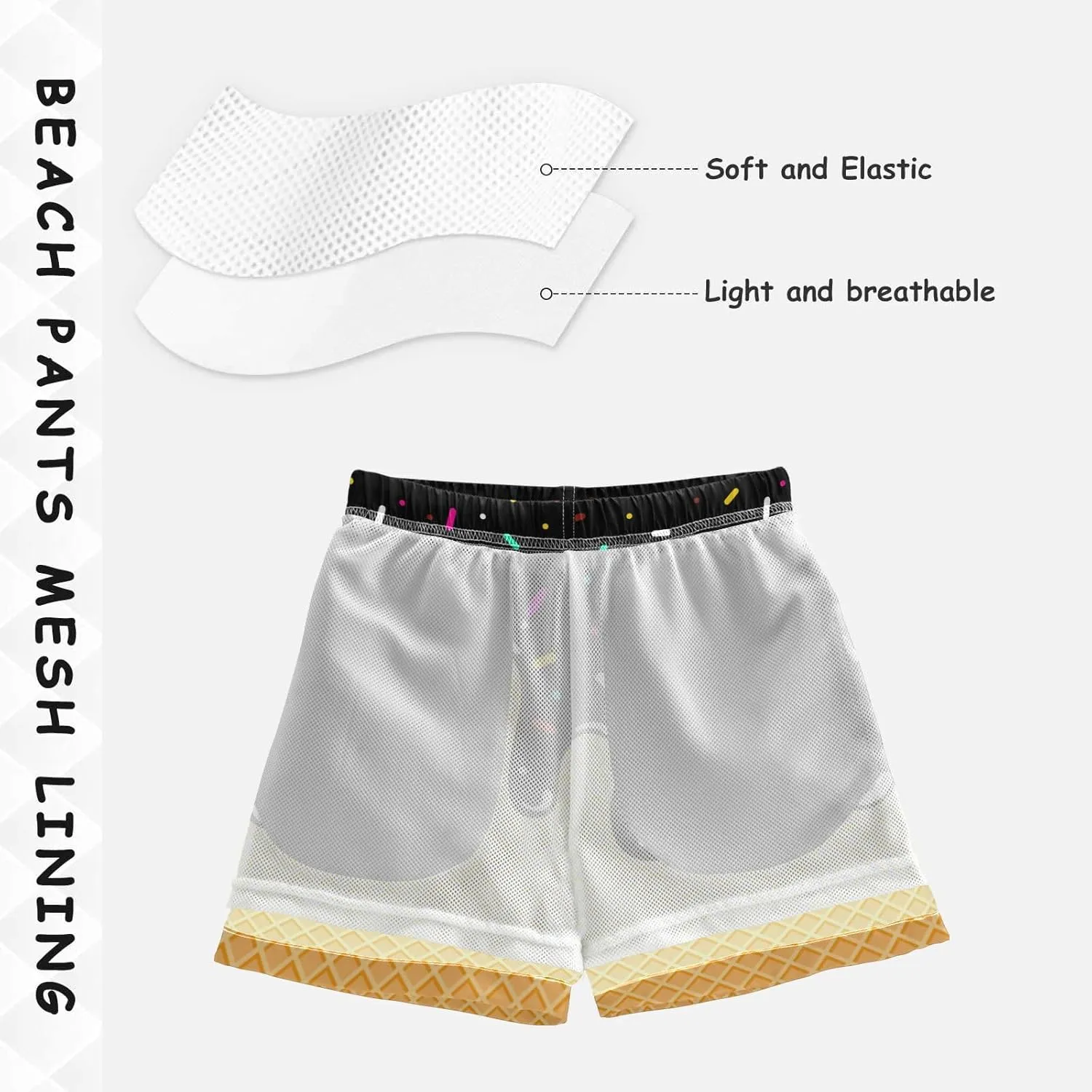 Little Boy Swim Trunks Quick Dry Swimsuit Bathing Suits Beach Board Shorts with Mesh Lining 2-12Years