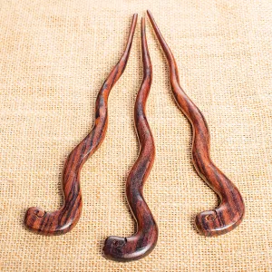 Medusa Wooden Hair Stick