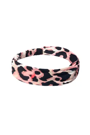 Mixed Neutral with Black Shadow Leopard Headband
