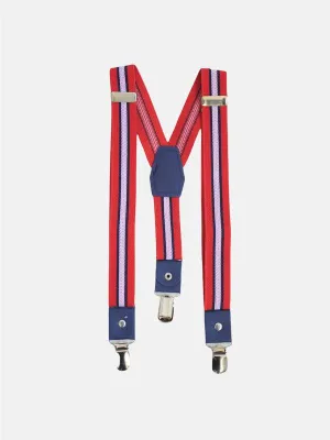 One Friday Red Stripes Suspender