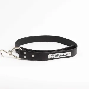 Premium Black Hoof Pick Belt with Silver