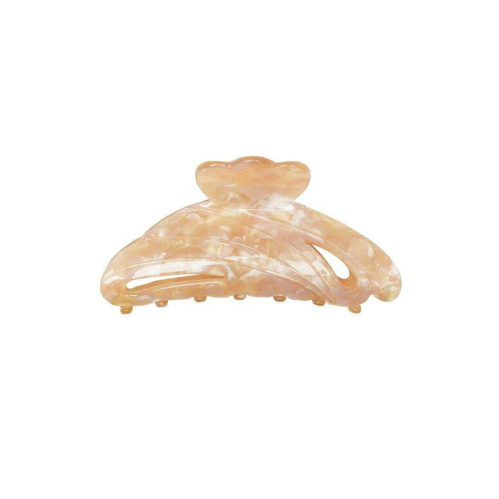 Solid Hair Clip - Beige