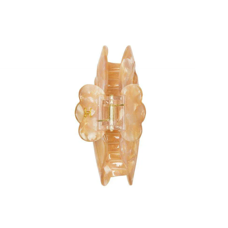 Solid Hair Clip - Beige