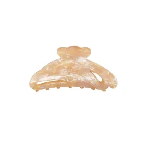 Solid Hair Clip - Beige