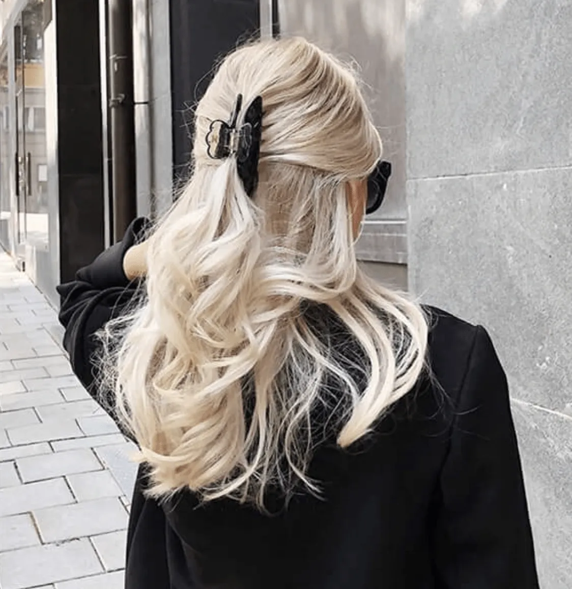 Solid Hair Clip - Black