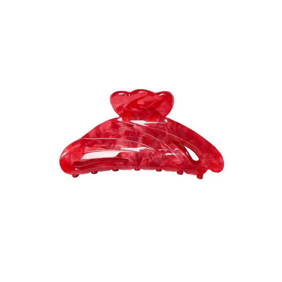 Solid Hair Clip - Red