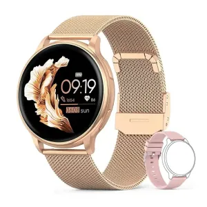 Stylish Heart Rate Smartwatch for Women with Fitness Tracker Features