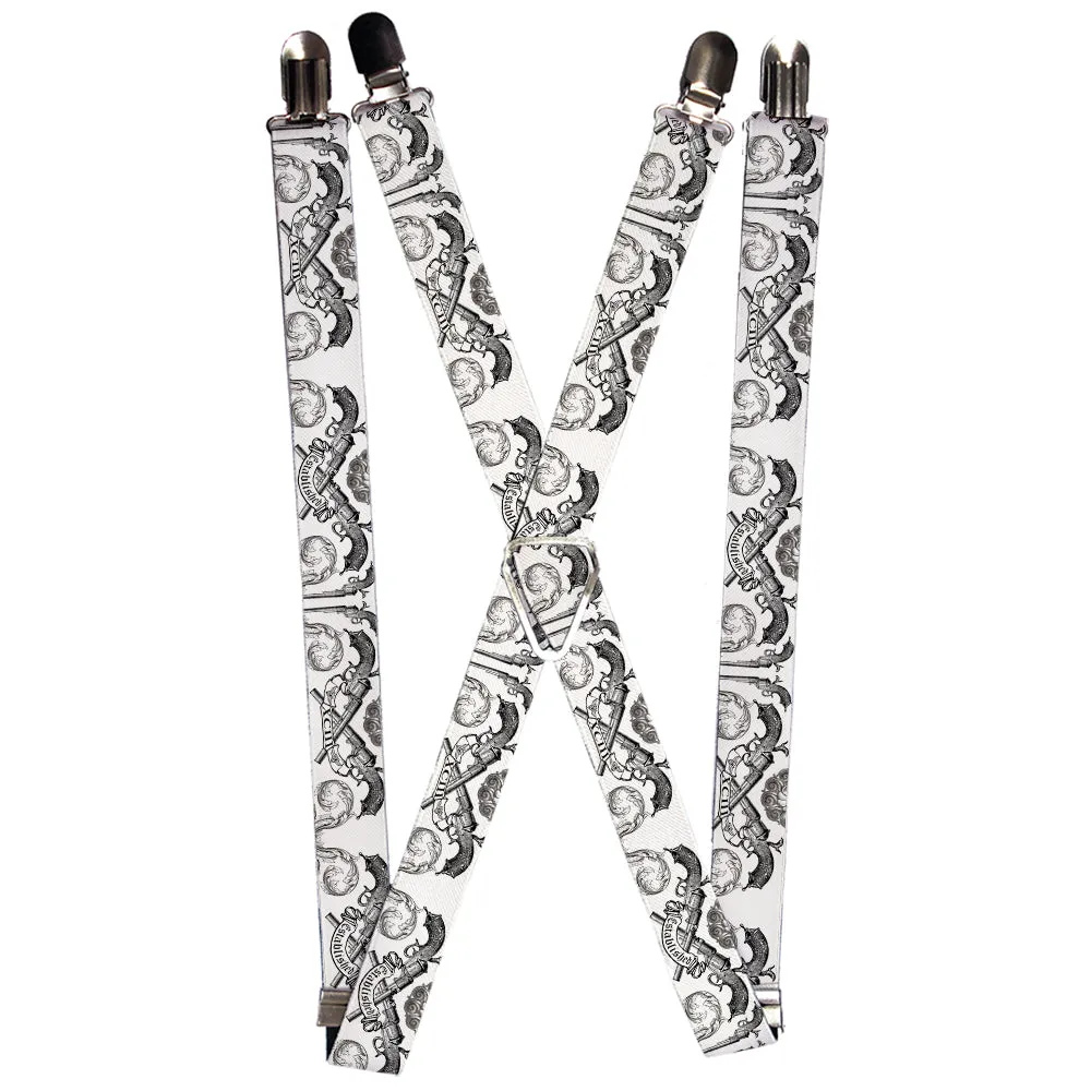 Suspenders - 1.0" - BD Est. 93 White