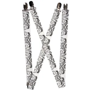 Suspenders - 1.0" - BD Est. 93 White