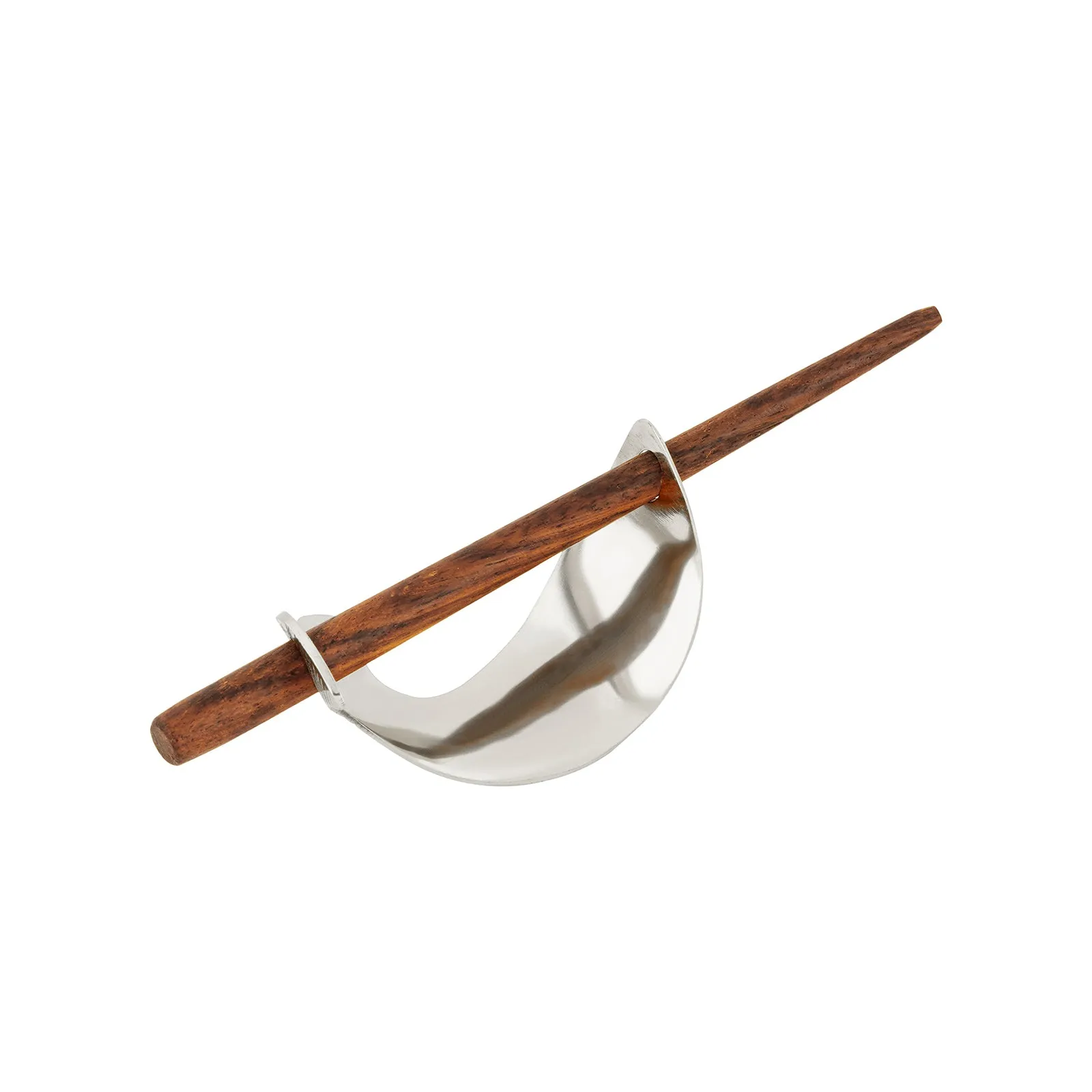 Teejh Fatima Silver lossy Bun Stick