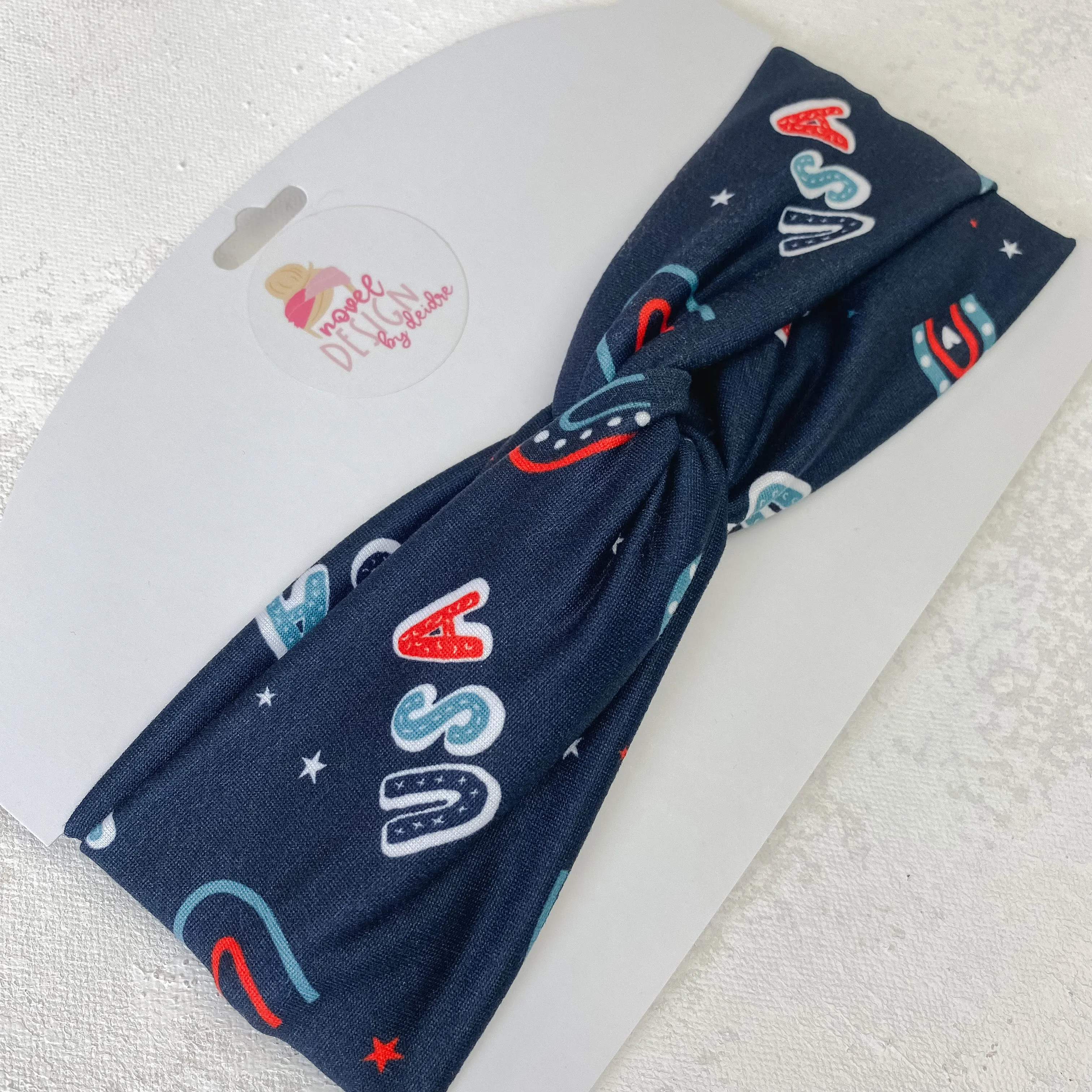 USA Twist Turban Headband