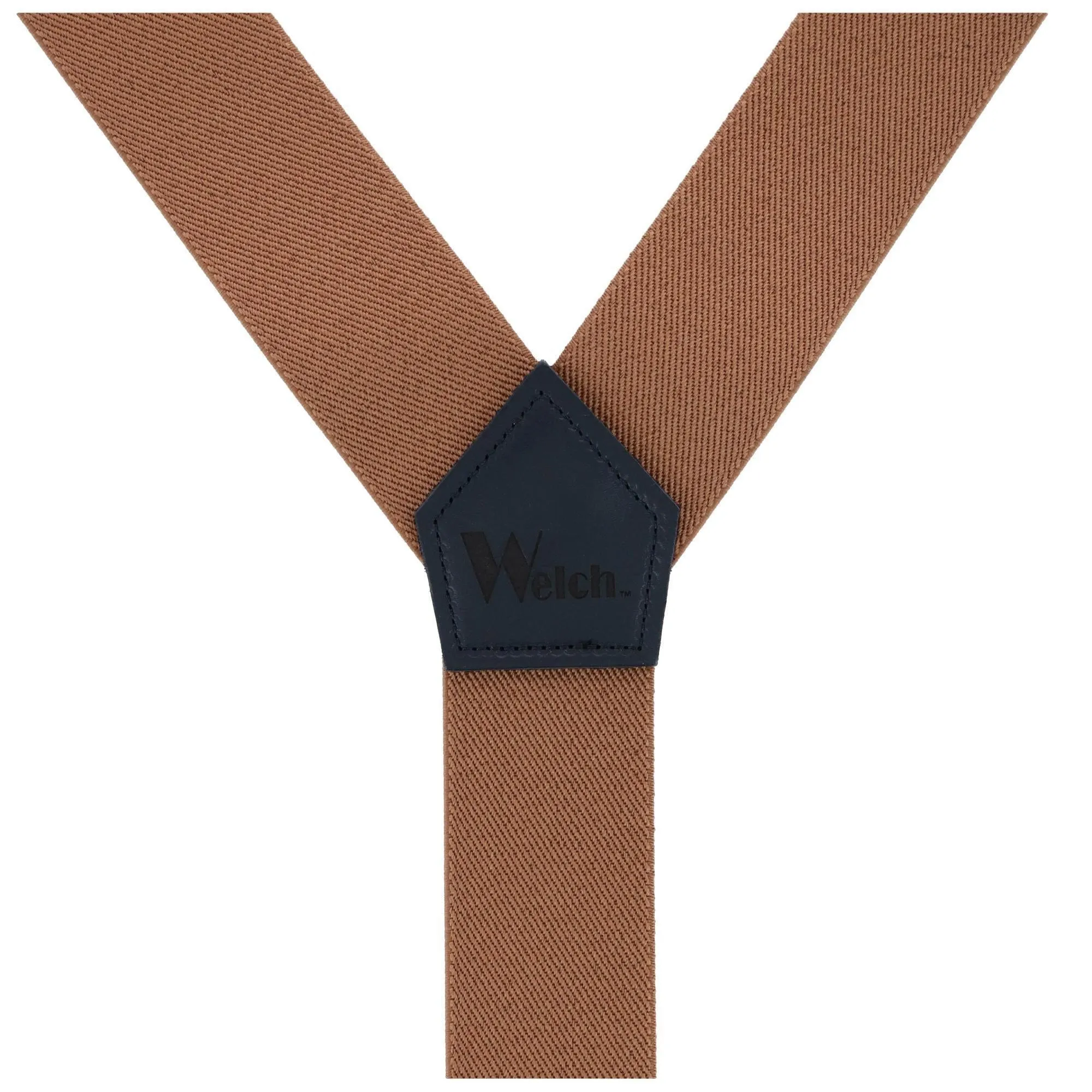 Welch Men's Elastic Button-End Y-Back 2 Inch Work Suspenders