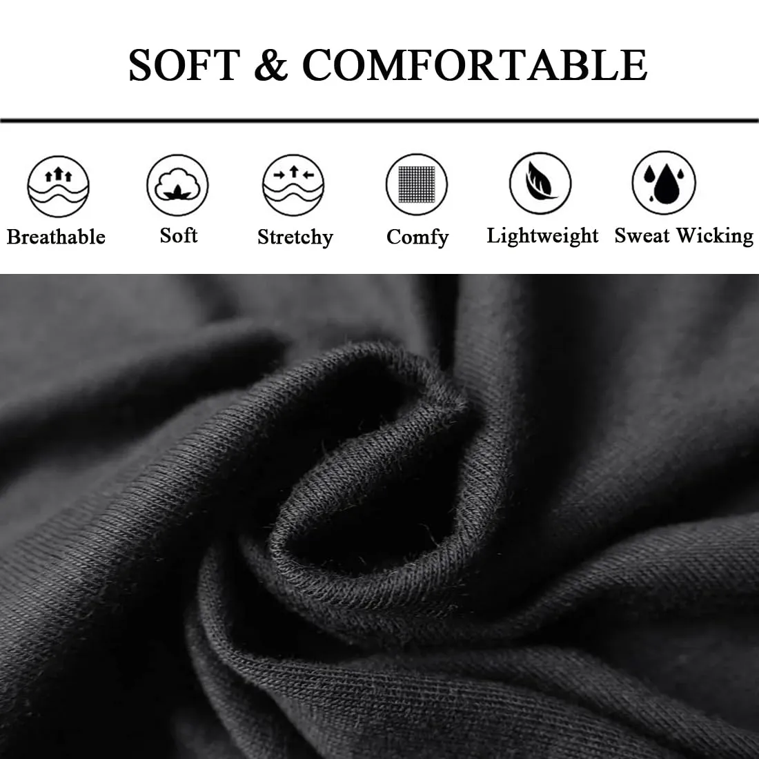 Wide Headbands For Women Stretch Headband Boho Head Bands Women's Hair Band Turban Workout Hairband Accessories Black Gray 6 Pack