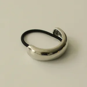 Wide Metal Cuff Hair Tie