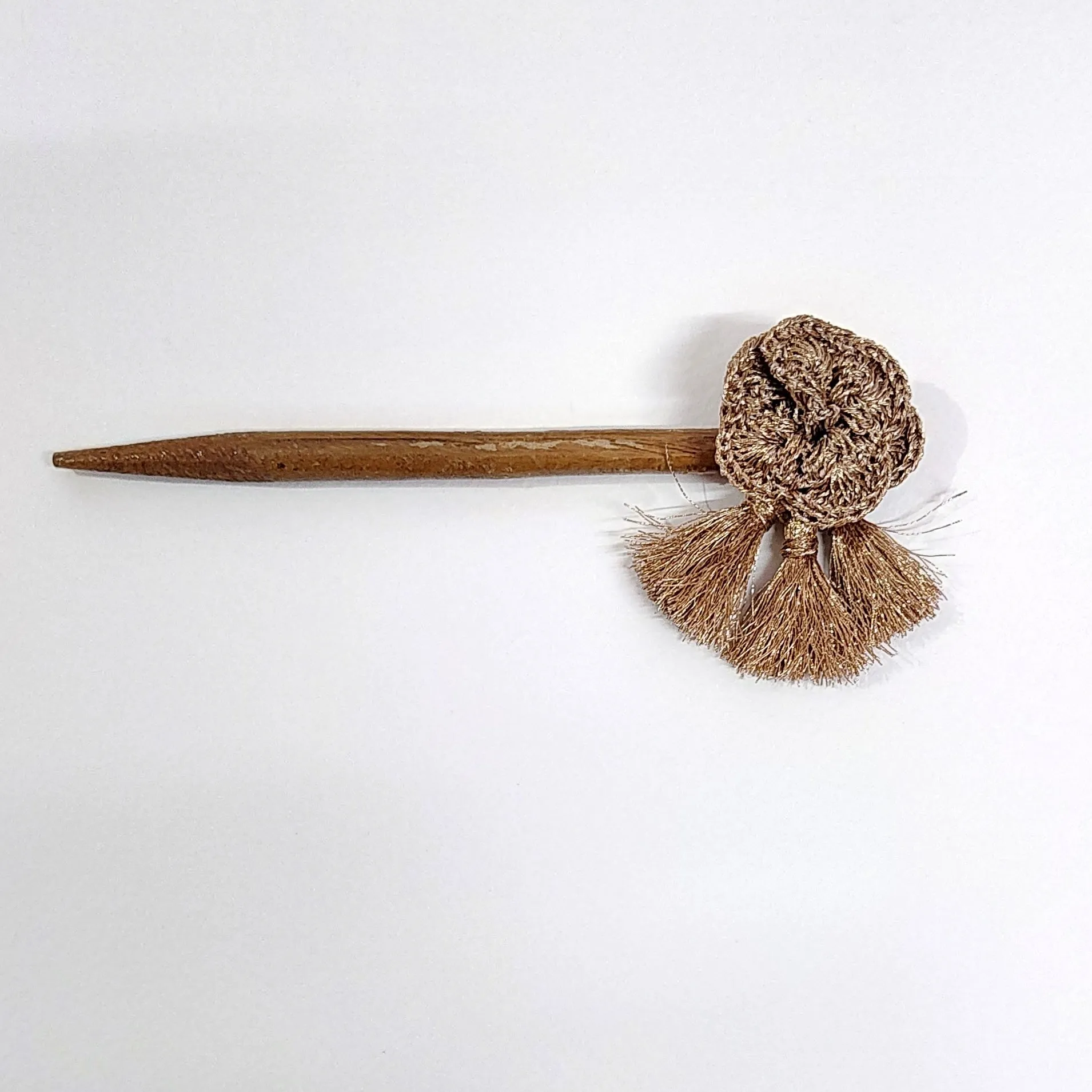 Wooden Hair Stick Golden
