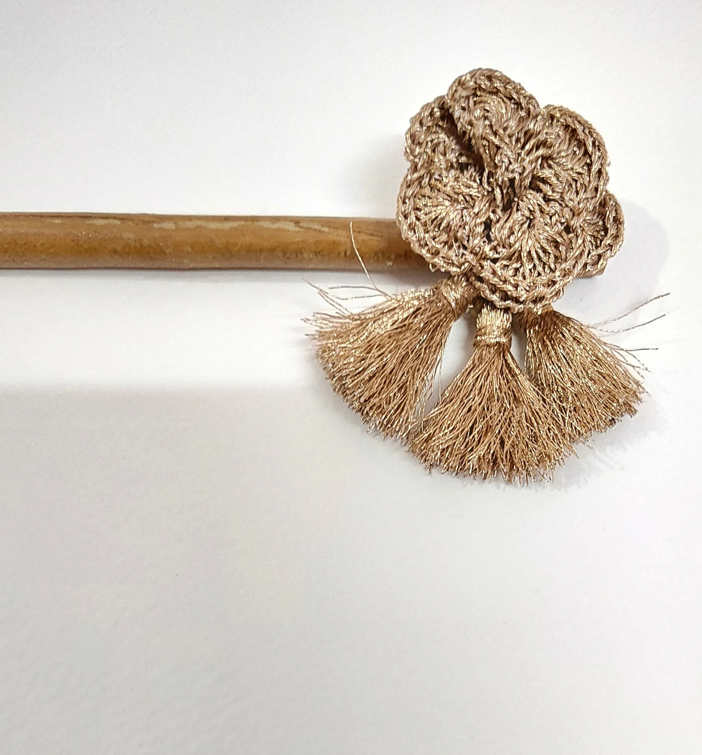 Wooden Hair Stick Golden