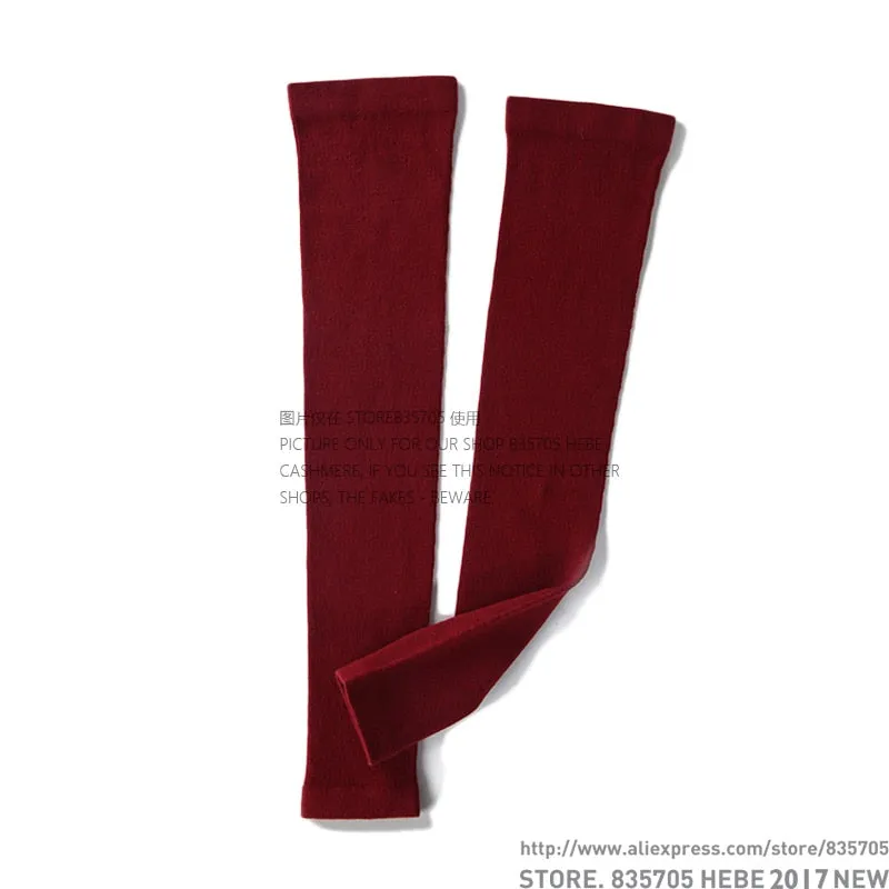 Wool Knit Leg Warmers Knit