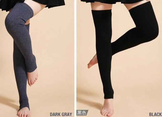 Wool Knit Leg Warmers Knit