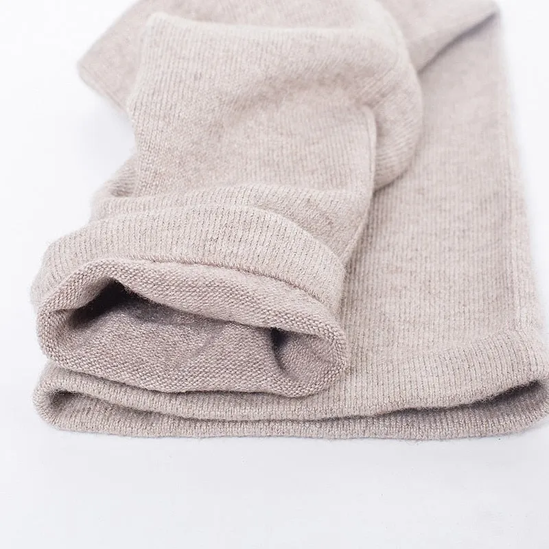 Wool Knit Leg Warmers Knit