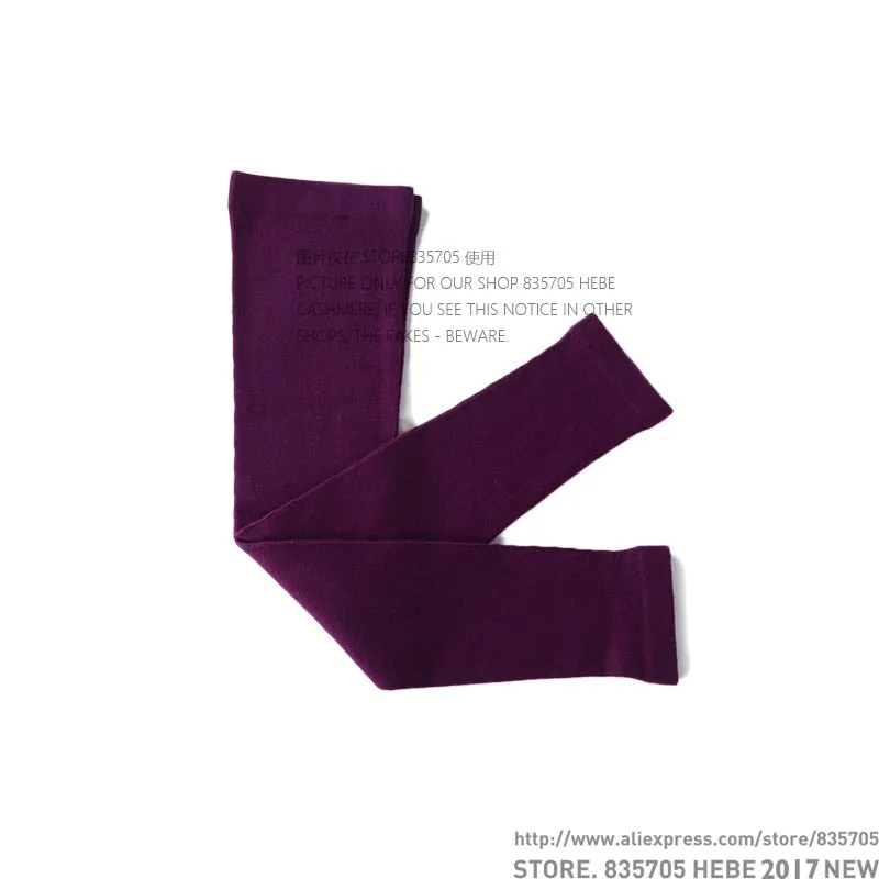 Wool Knit Leg Warmers Knit