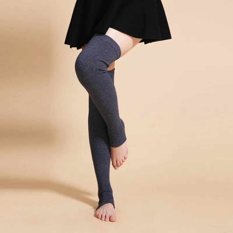 Wool Knit Leg Warmers Knit