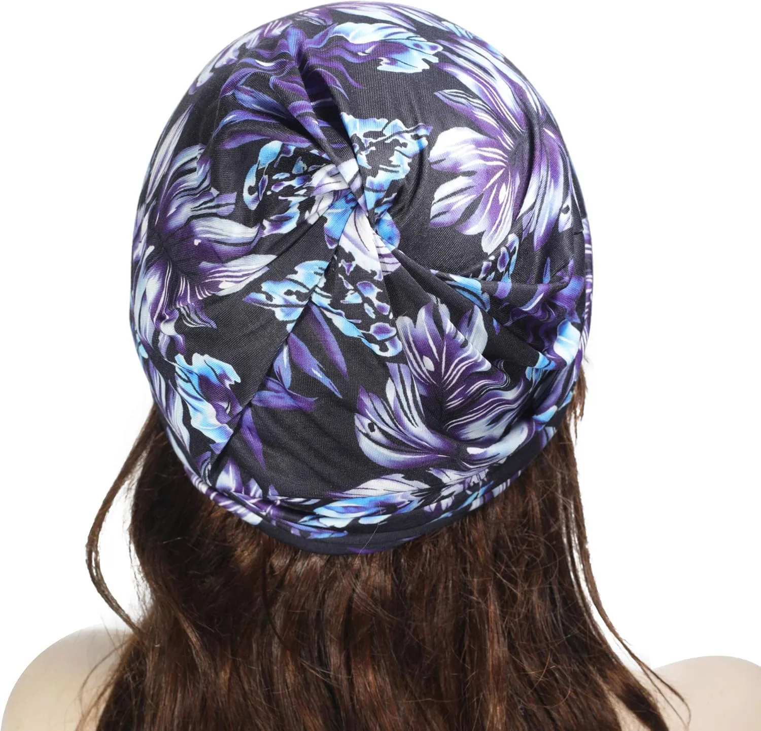 ZLYC Chemo Headwear Women Slouchy Beanie Head Scarf Hat Turban Covers Skull Cap